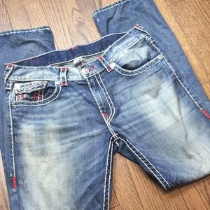 TRUE RELIGION DISTRESSED JEANS